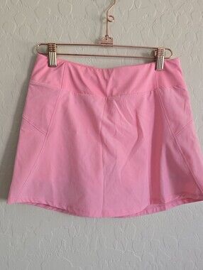 Swannies Girls Golf Sandy Skort Youth Large Pink Skirt With Shorts